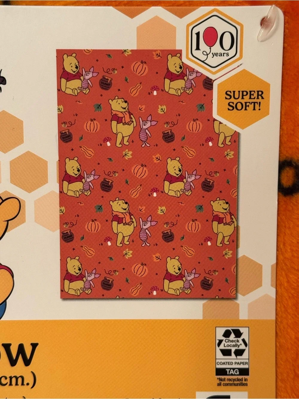 Winnie the Pooh Plush Fall Blanket